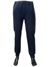 Men's Lens Cargo Pocket Track Pants Navy - CP COMPANY - BALAAN.