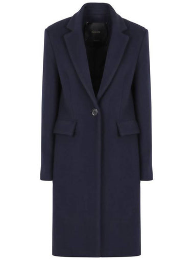 Women s Cambogia Wool Single Coat Navy - PINKO - BALAAN 1