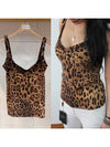 Women's Leopard Cashmere 100% Sleeveless - DOLCE&GABBANA - BALAAN 1