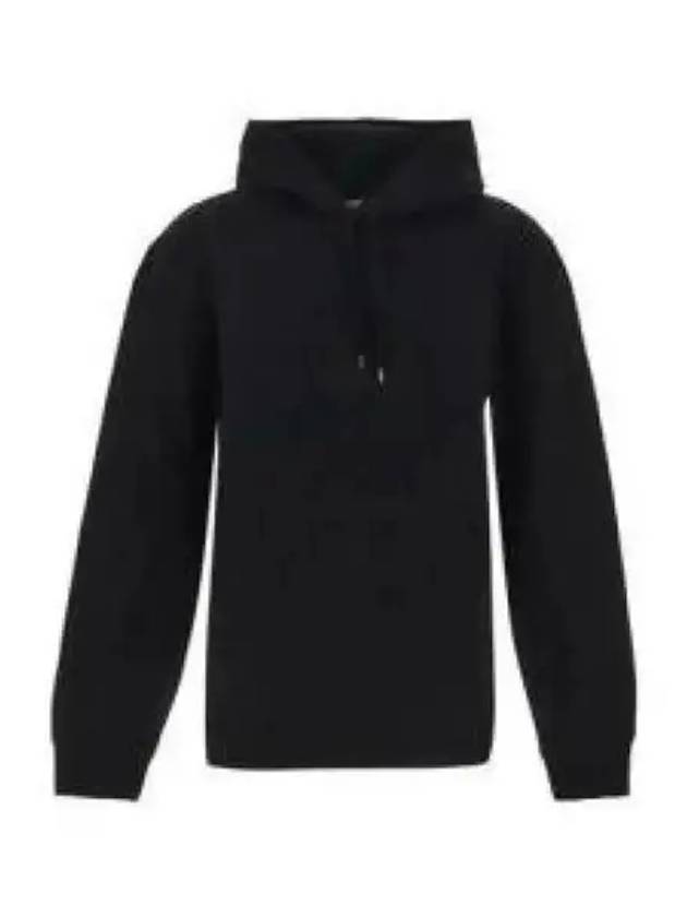 Logo Hoodie Black - SAINT LAURENT - BALAAN 2