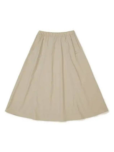 Root Flare Skirt Beige S23MWRSK61 - SNOW PEAK - BALAAN 1