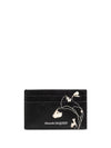 floral print leather card holder 7362301AATH - ALEXANDER MCQUEEN - BALAAN 1