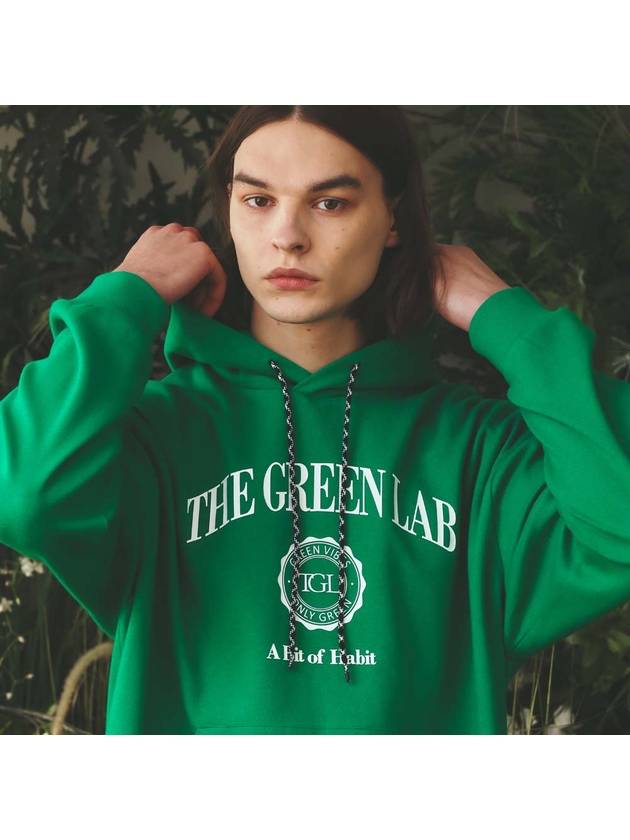 Varsity Graphic Hoodie Green - THE GREEN LAB - BALAAN 4