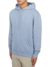 Chillax Patch Regular Hoodie Light Blue - MAISON KITSUNE - BALAAN 3