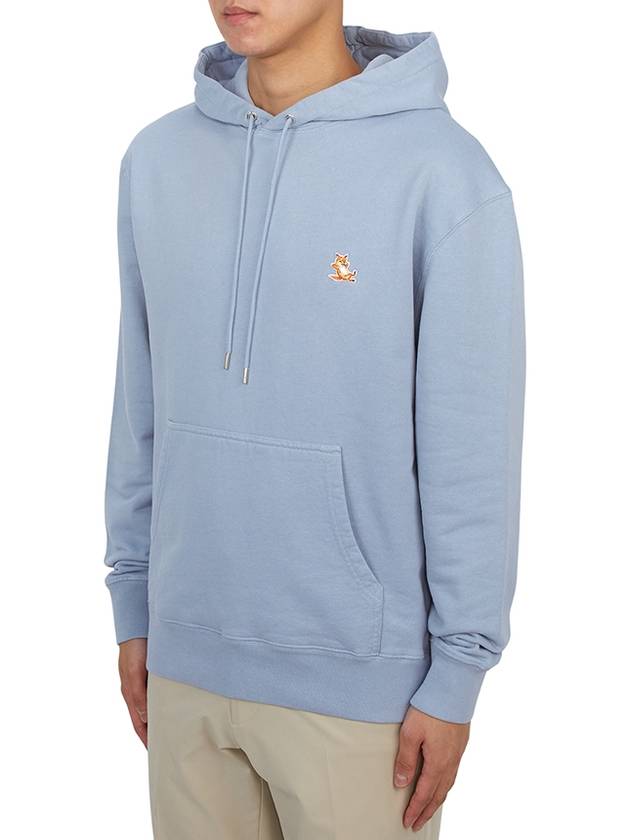 Chillax Patch Regular Hoodie Light Blue - MAISON KITSUNE - BALAAN 3