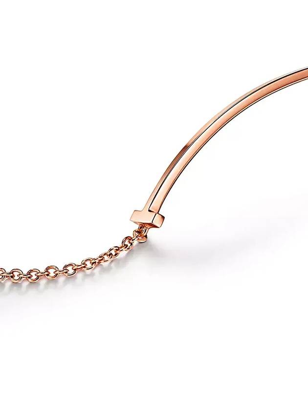 Tiffany T Smile Bracelet Rose Gold 36819553 - TIFFANY & CO. - BALAAN 3