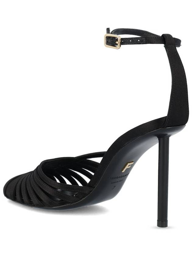 Salvatore Ferragamo With Heel Black - SALVATORE FERRAGAMO - BALAAN 4