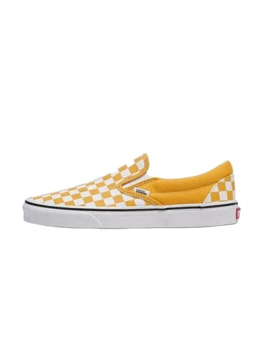 Classic Checkerboard Slip On Golden Glow - VANS - BALAAN 1