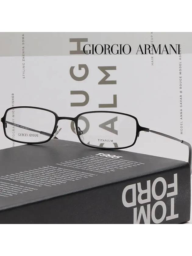 Glasses frame GA826 003 square titanium eyeglasses - GIORGIO ARMANI - BALAAN 2