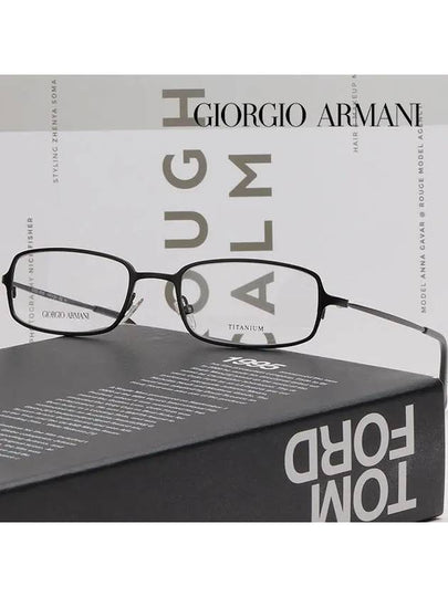 Titanium glasses frame GA826 003 square small - GIORGIO ARMANI - BALAAN 2