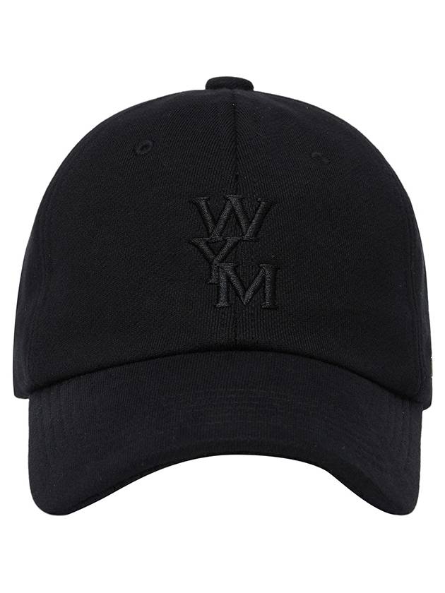 WYM Embroidered Logo Ball Cap Black - WOOYOUNGMI - BALAAN 2