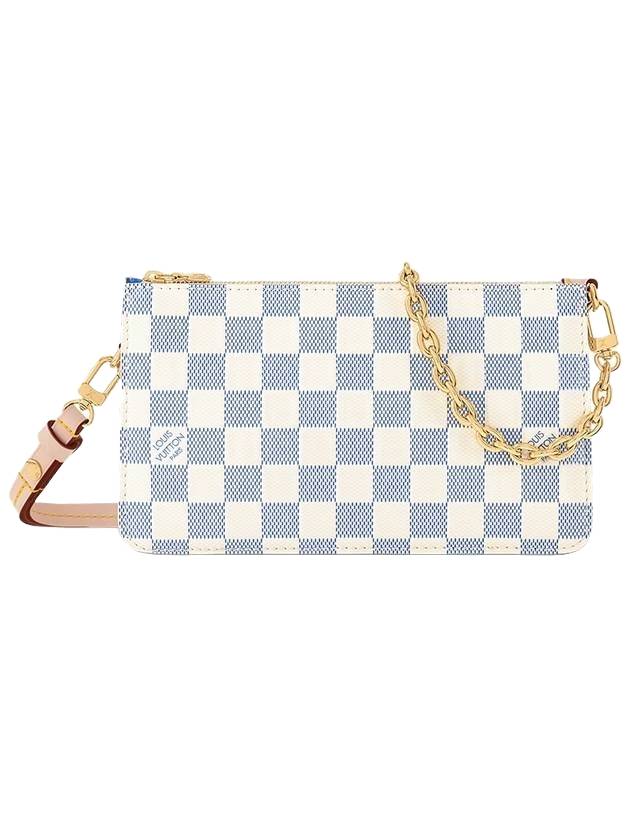 Lexington Damier Pouch Bag Celeste Blue - LOUIS VUITTON - BALAAN 1