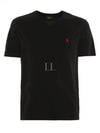 Men's Red Pony V-neck Short Sleeve T-Shirt Black - POLO RALPH LAUREN - BALAAN 2