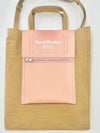 Logo Canvas Baker Out Medium Tote Bag Pink Beige - ACNE STUDIOS - BALAAN 3