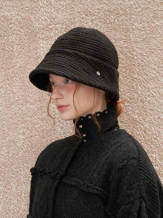 Soft Hazel Hat Charcoal - BROWN HAT - BALAAN 2