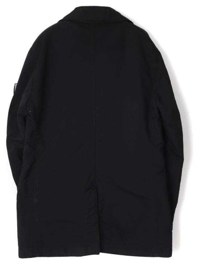 Wappen Patch Single Breasted Jacket Black - STONE ISLAND - BALAAN 5