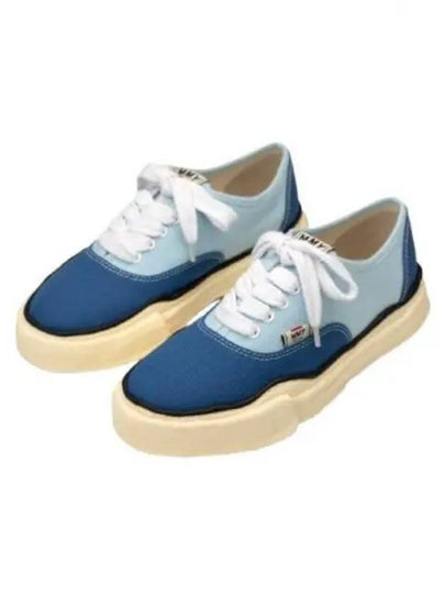 Baker OG Sole VL Bicolor Canvas Low-Top Sneakers Blue - MIHARA YASUHIRO - BALAAN 2