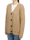 Sponda Cardigan Brown - MAX MARA - BALAAN 3