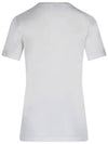 Women's Strass Logo Tshirt White 8C771 10 V8058 001 - MONCLER - BALAAN 4