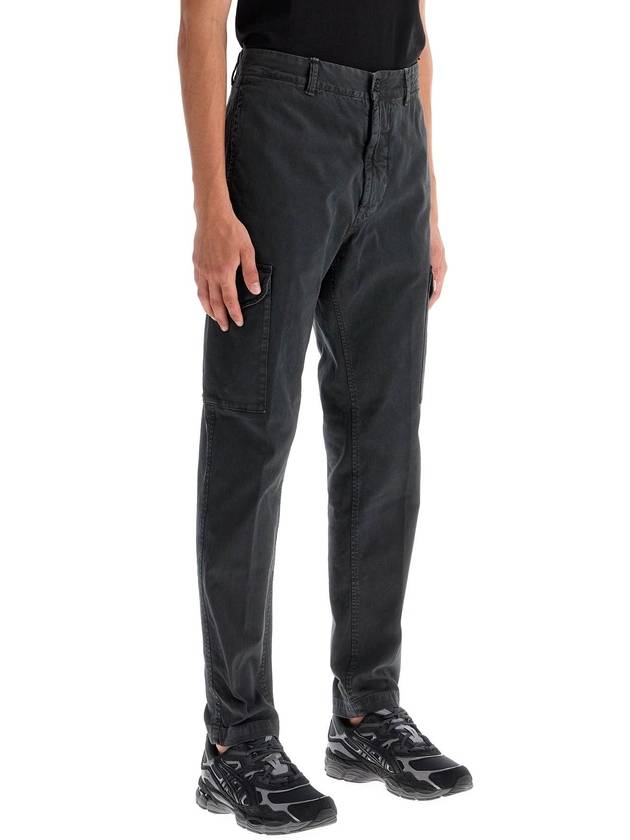 Wappen Logo Classic Cargo Straight Pants Grey - STONE ISLAND - BALAAN 3