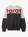 Howley Logo Crew Neck Sweatshirt Faded Black - ISABEL MARANT - BALAAN 2