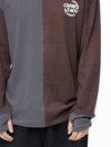 Men s M243MT04CH Circular Reverse Wool Half Neck Sweatshirt Brown Charcoal - CHANCE'S NOI - BALAAN 4