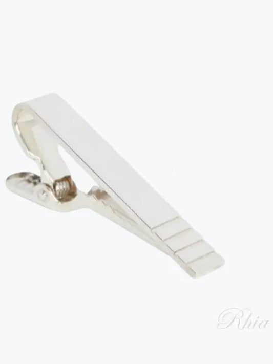 4-Bar Silver Long Tie Bar - THOM BROWNE - BALAAN 2