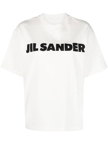 Logo T-Shirt Porcelain - JIL SANDER - BALAAN 1