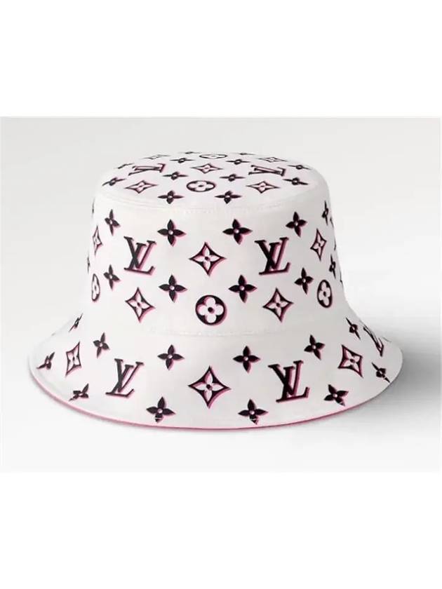 Monogram Infinity Bucket Hat White - LOUIS VUITTON - BALAAN 2