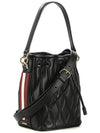 Donae Leather Bucket Bag Black - BALLY - BALAAN 2