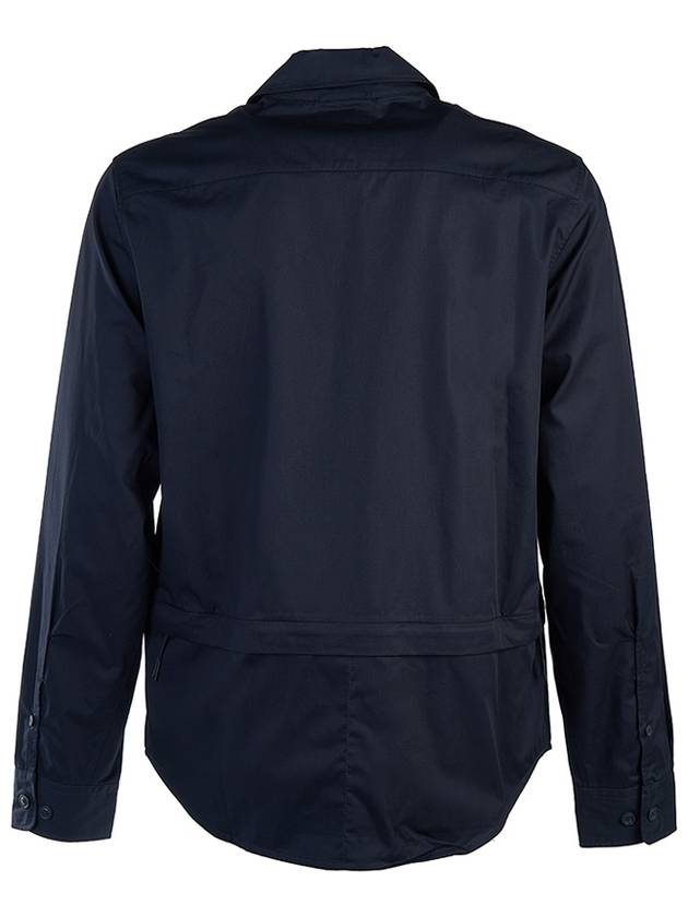 Metropolis Long Sleeve Shirt Navy - CP COMPANY - BALAAN 4