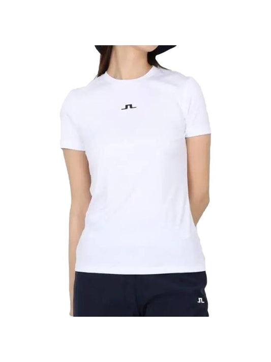 Women's Ada Short Sleeve T-Shirt White - J.LINDEBERG - BALAAN 1