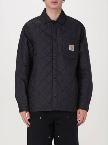 Wadeson Quilted Shirt Jacket Black - CARHARTT WIP - BALAAN 1