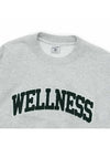 Wellness Logo Sweatshirt Heather Grey - SPORTY & RICH - BALAAN 4