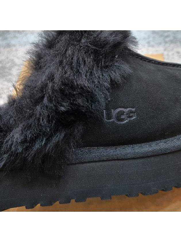 USA USA Disket Fur Slippers Black - UGG - BALAAN 8