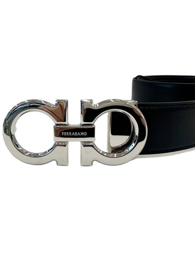 Ferragamo Gancini doublesided belt 686671 - SALVATORE FERRAGAMO - BALAAN 2