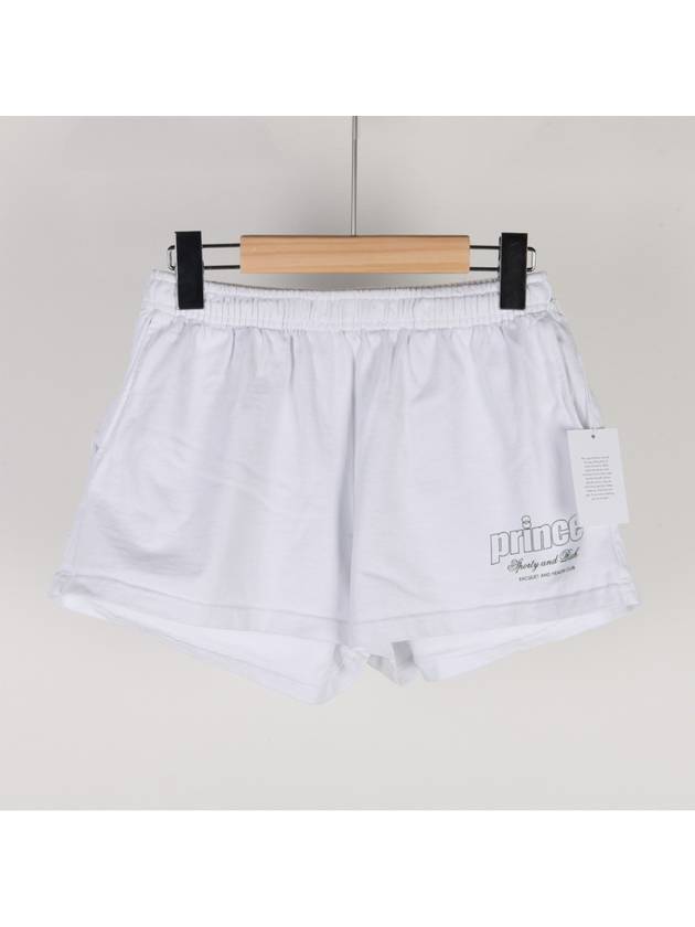 Health Disco Shorts White - SPORTY & RICH - BALAAN 2