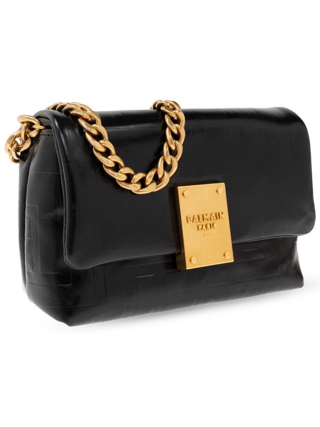 Balmain Shoulder Bag Flap Small, Women's, Black - BALMAIN - BALAAN 4