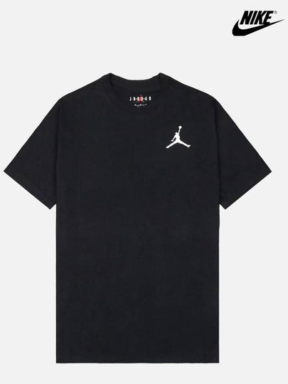 Jordan Jumpman Short Sleeves T-Shirt Black - NIKE - BALAAN 2