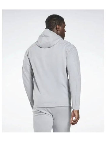 DMX INTERLOCK HOOD ZIP UP GRAY HK7043 - REEBOK - BALAAN 1