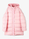 Logo Hooded Down Padding Pink - MSGM - BALAAN 4