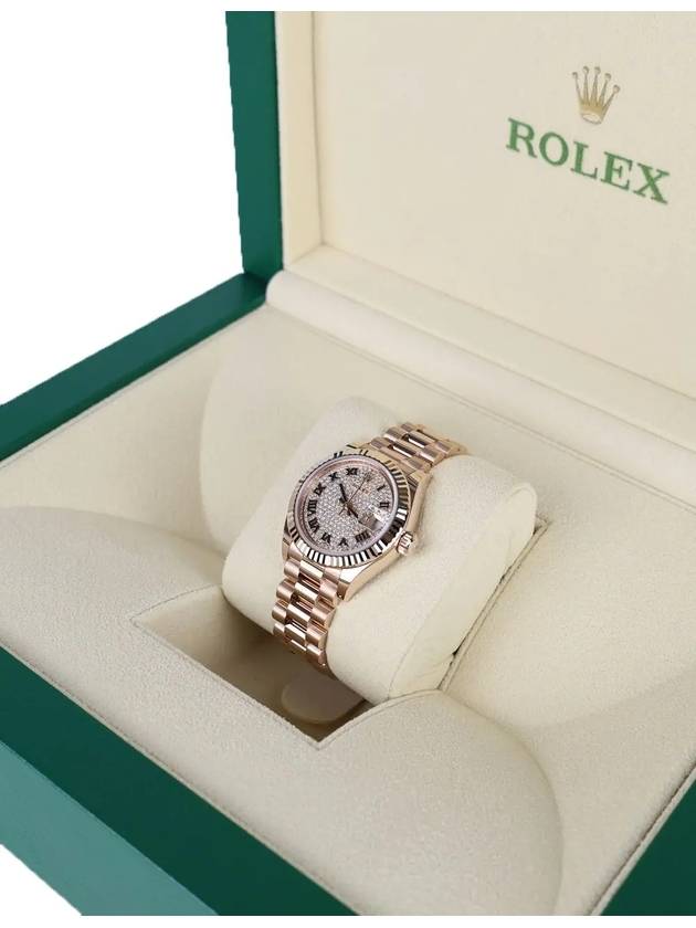 Lady Datejust Pave Diamond Everose Gold 28 279175 - ROLEX - BALAAN 6