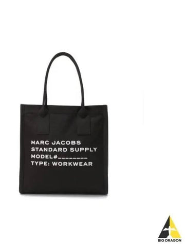 Canvas Standard Supply Large Tote Black MBBAM24045BKX - MARC JACOBS - BALAAN 1