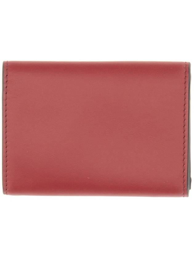 Saffiano Leather Tri-fold Half Wallet Brown - MARNI - BALAAN 3