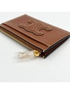 Smooth Lambskin Zipper Card Holder Tan 10K583EMJ - CELINE - BALAAN 4