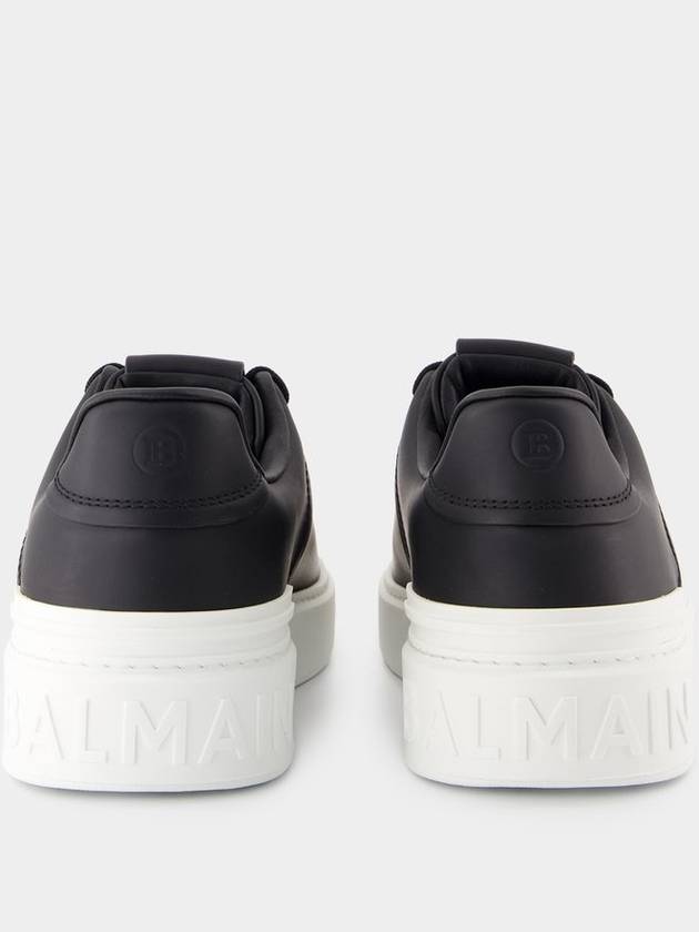 B-Court Sneakers - Balmain - Leather - Black/White - BALMAIN - BALAAN 3