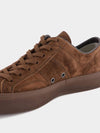 Cambridge Suede Lace-Up Low Top Sneakers Brown - TOM FORD - BALAAN 7