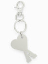 Heart Logo Keyholder Silver - AMI - BALAAN 5