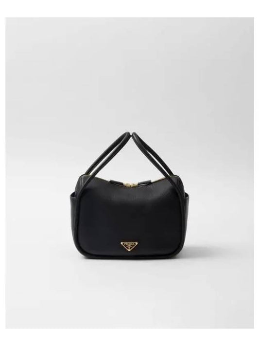 Darling Leather Hand Tote Bag Black - PRADA - BALAAN 2