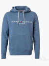 Logo Hoodie Aegean Sea - TOMMY HILFIGER - BALAAN 2